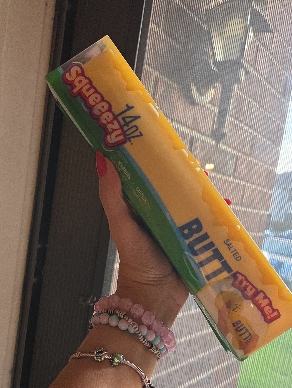 Big Squeezy Salted Butter Squeeze Toy - Yellow